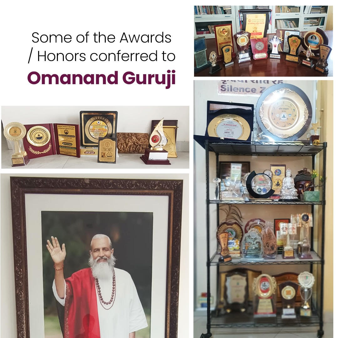Awards and Honors of Dr. Omanand Guruji